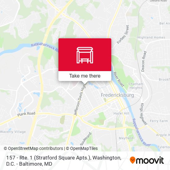 157 - Rte. 1 (Stratford Square Apts.) map