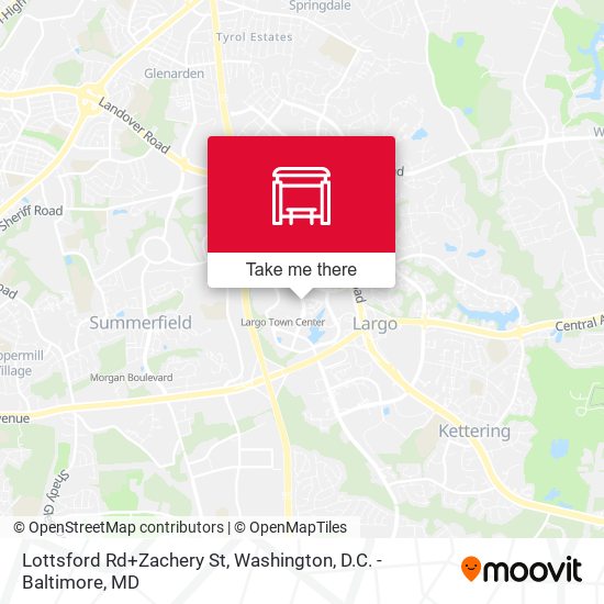 Lottsford Rd+Zachery St map
