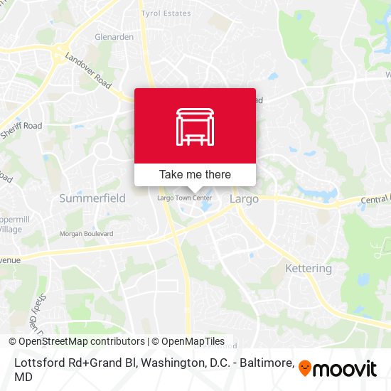 Lottsford Rd+Grand Bl map