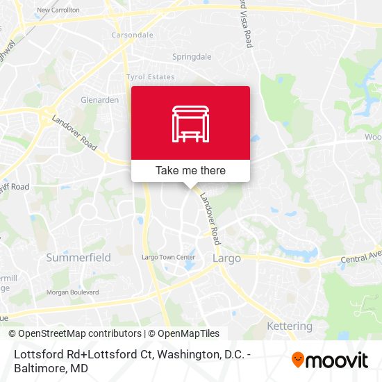 Lottsford Rd+Lottsford Ct map