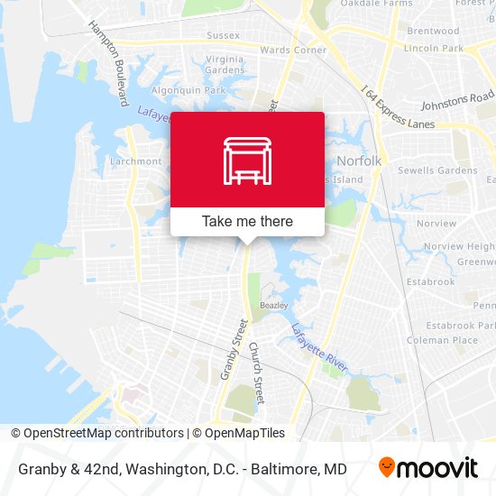 Mapa de Granby & 42nd