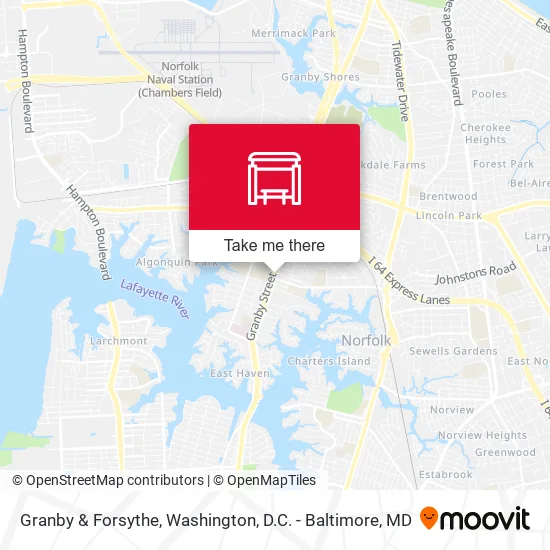Granby & Forsythe map