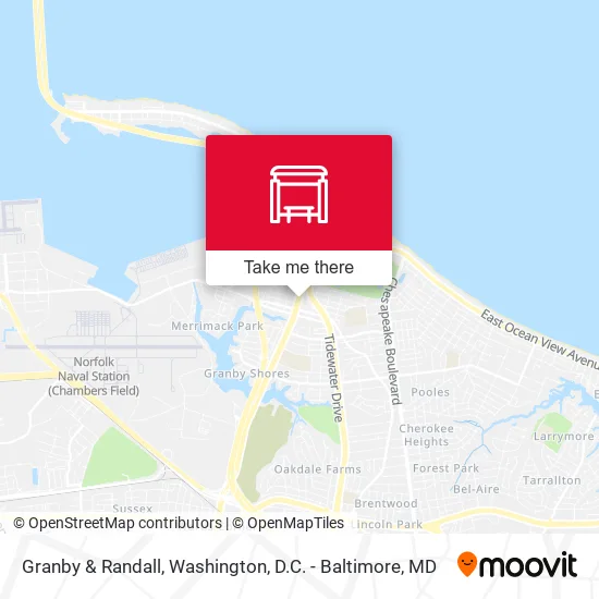 Granby & Randall map