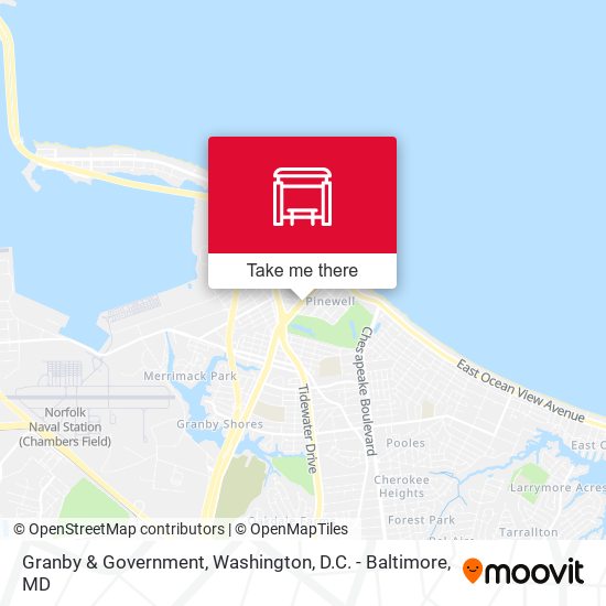 Mapa de Granby & Government