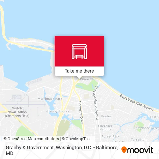 Granby & Government map