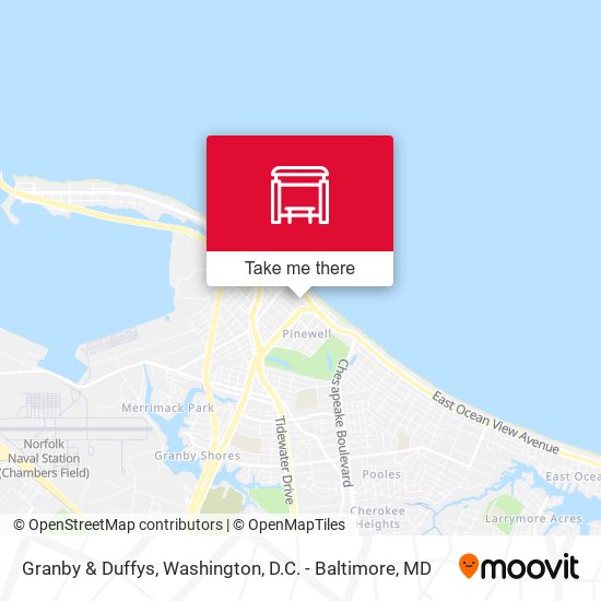 Granby & Duffys map