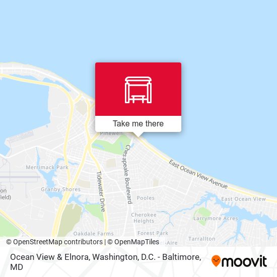 Ocean View & Elnora map