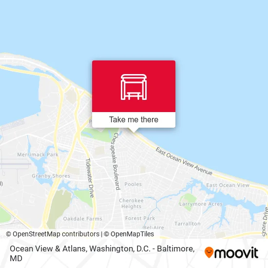 Ocean View & Atlans map