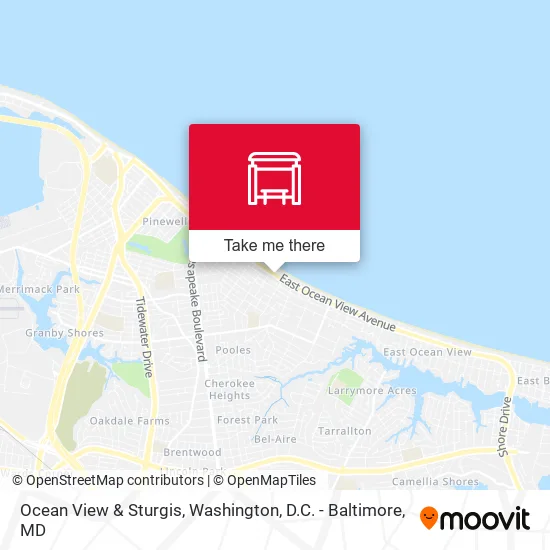 Ocean View & Sturgis map