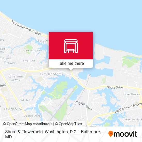 Shore & Flowerfield map