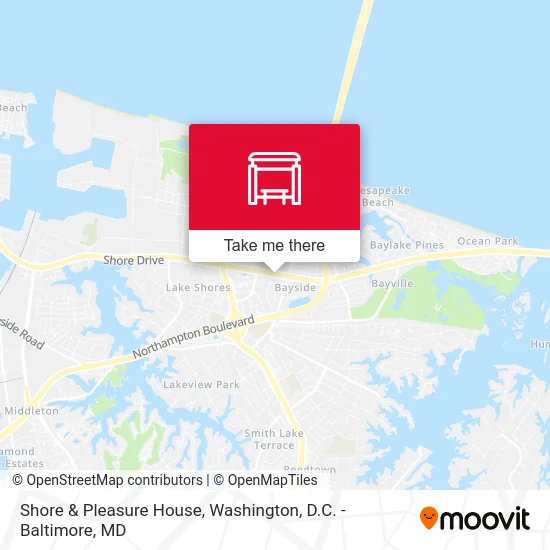 Shore & Pleasure House map