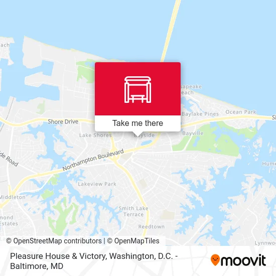 Pleasure House & Victory map