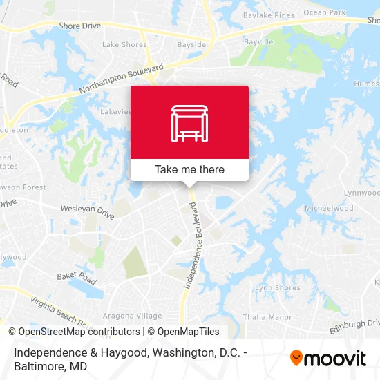 Independence & Haygood map