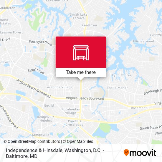 Mapa de Independence & Hinsdale