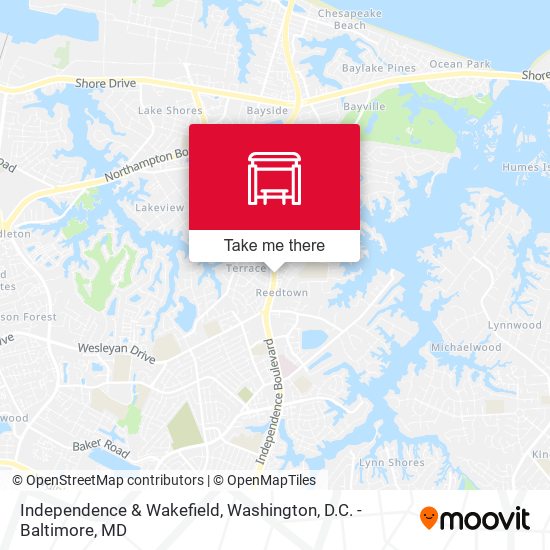 Independence & Wakefield map