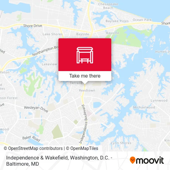 Independence & Wakefield map