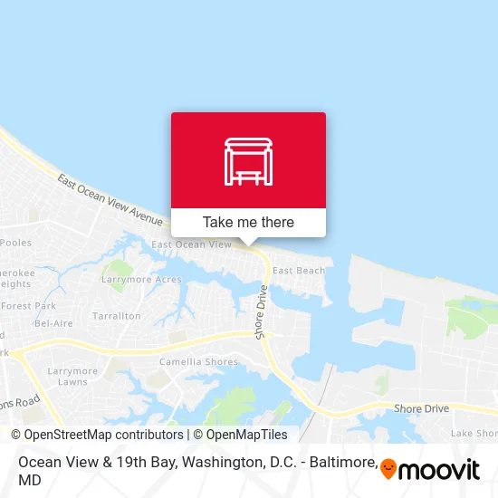 Ocean View & 19th Bay map