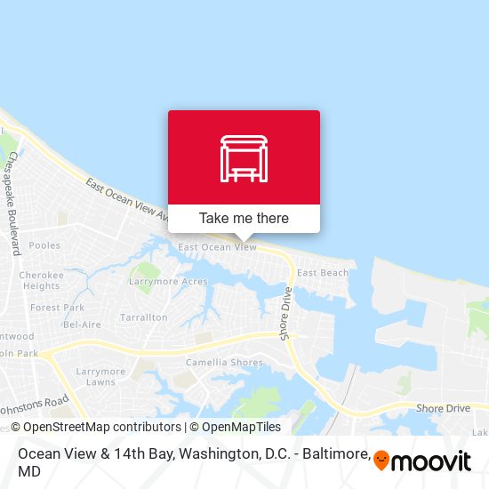 Mapa de Ocean View & 14th Bay