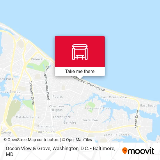 Ocean View & Grove map