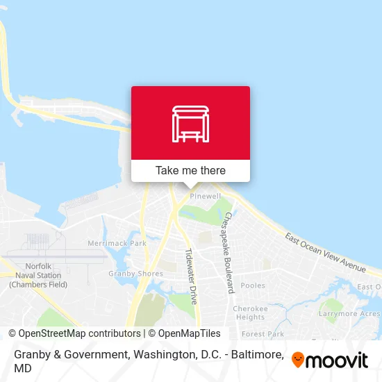 Granby & Government map