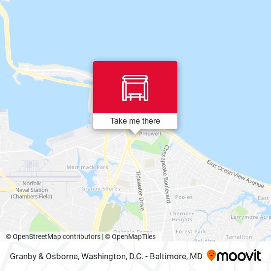 Granby & Osborne map