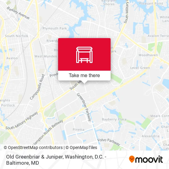 Old Greenbriar & Juniper map