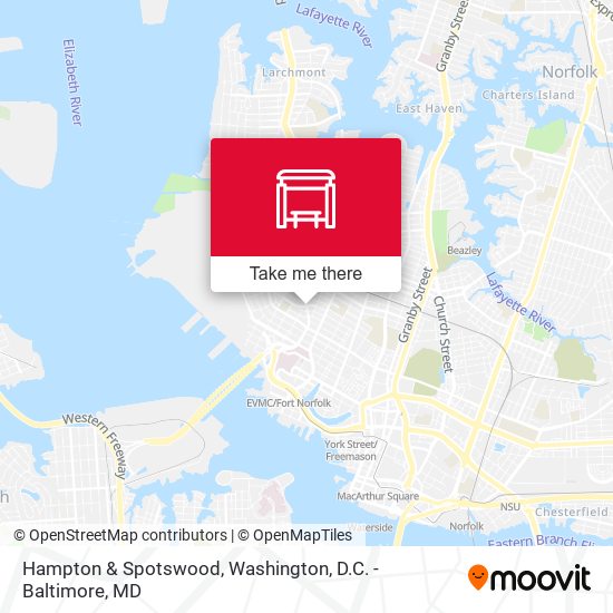 Mapa de Hampton & Spotswood