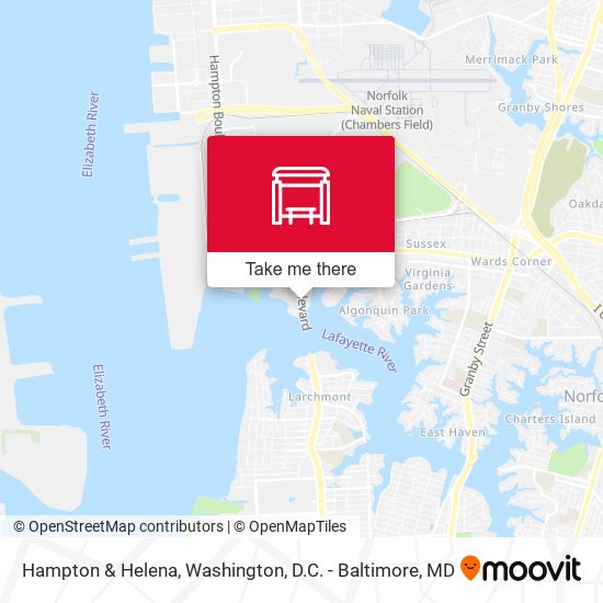 Mapa de Hampton & Helena