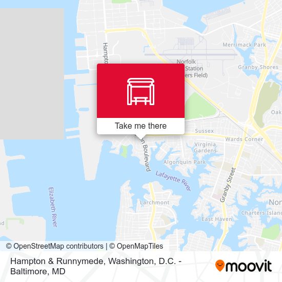 Hampton & Runnymede map