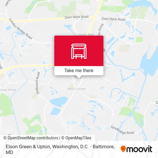 Elson Green & Upton map