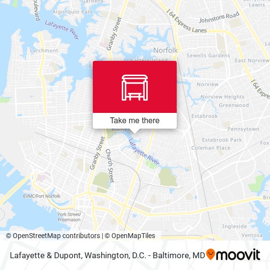 Mapa de Lafayette & Dupont