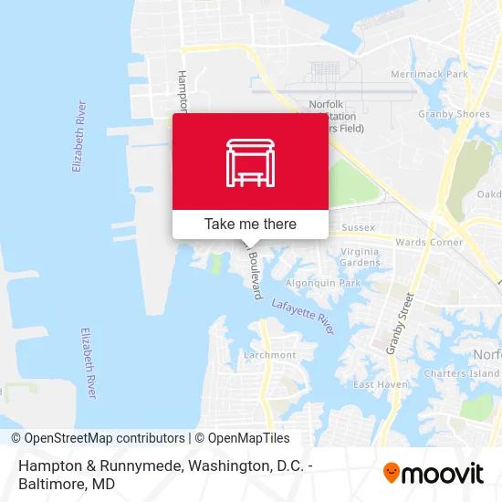 Hampton & Runnymede map