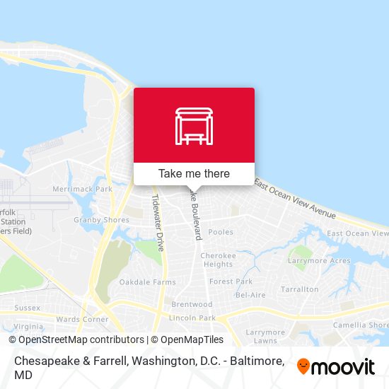 Chesapeake & Farrell map