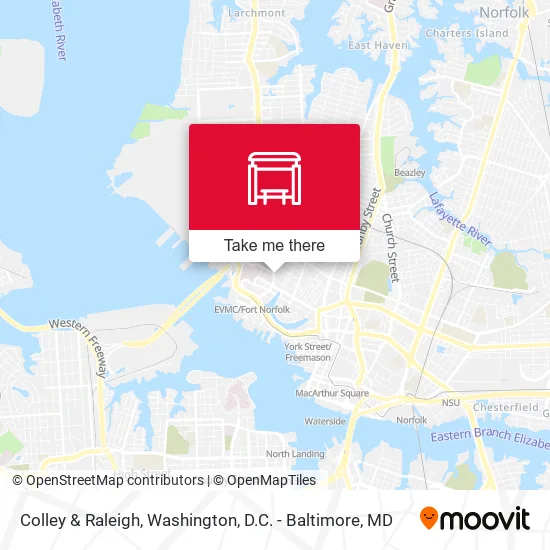 Colley & Raleigh map