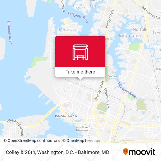 Colley & 26th map