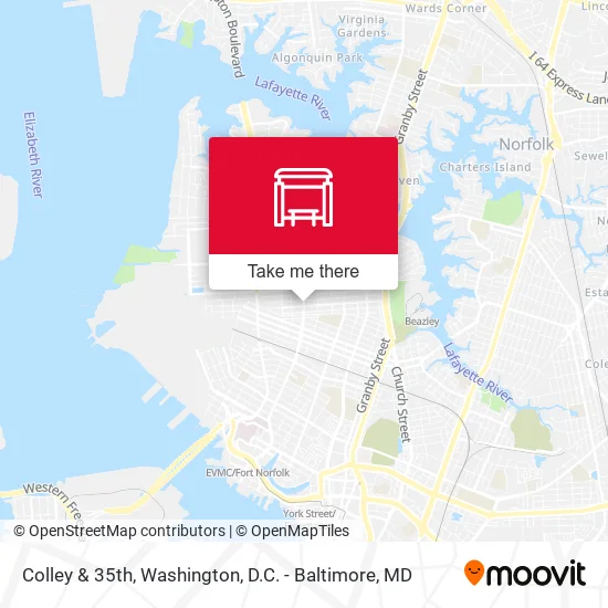 Colley & 35th map