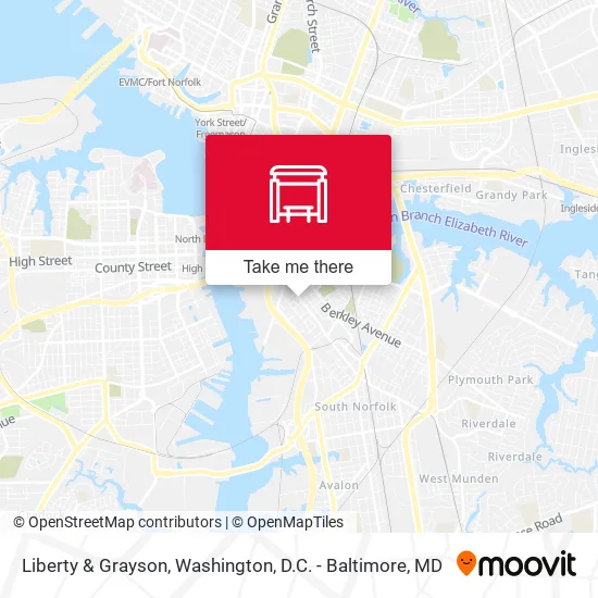 Liberty & Grayson map