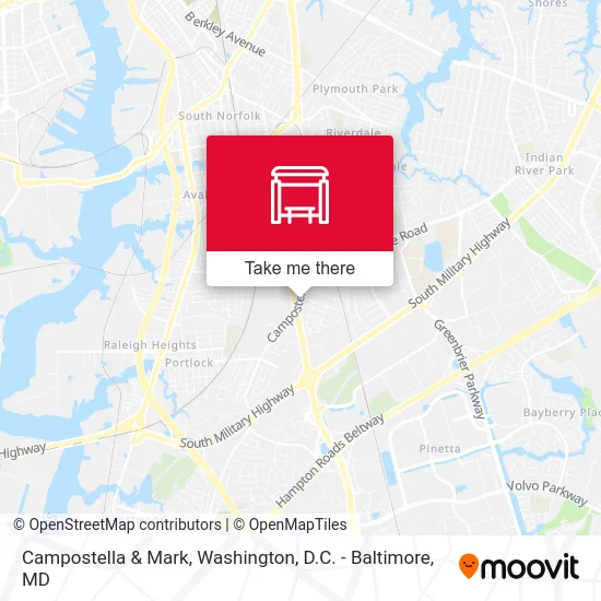 Campostella & Mark map