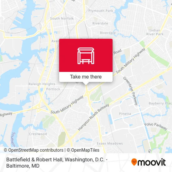 Battlefield & Robert Hall map