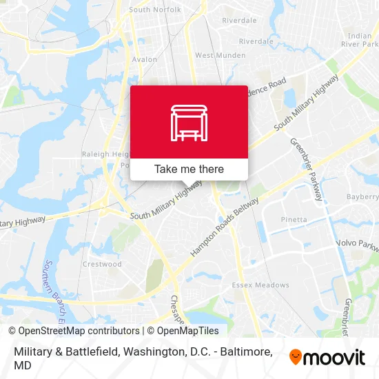 Military & Battlefield map