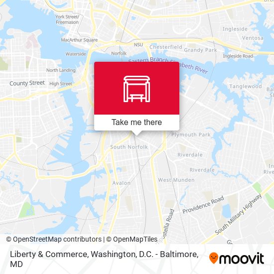 Liberty & Commerce map