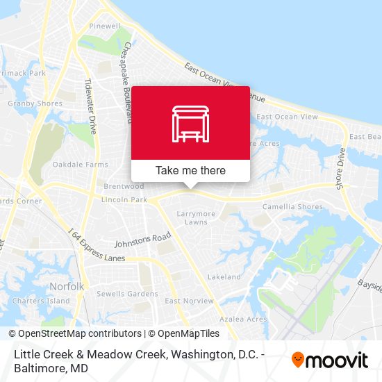 Mapa de Little Creek & Meadow Creek