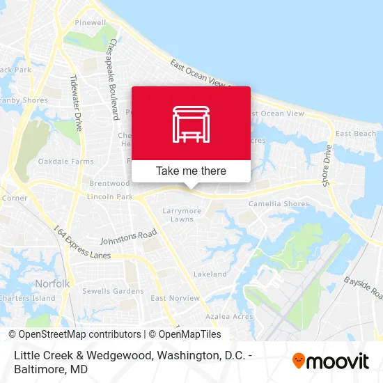 Little Creek & Wedgewood map