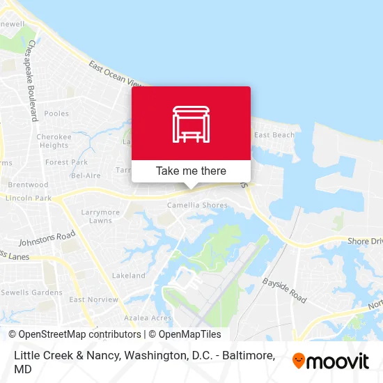 Little Creek & Nancy map