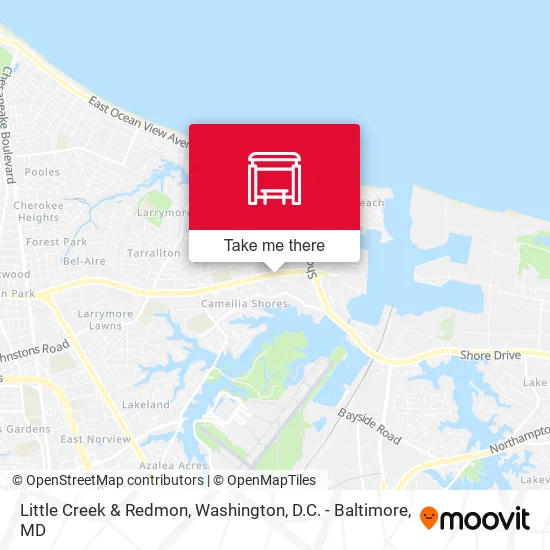 Little Creek & Redmon map