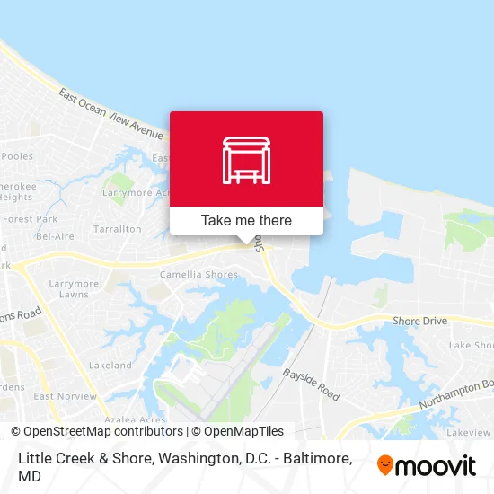 Little Creek & Shore map