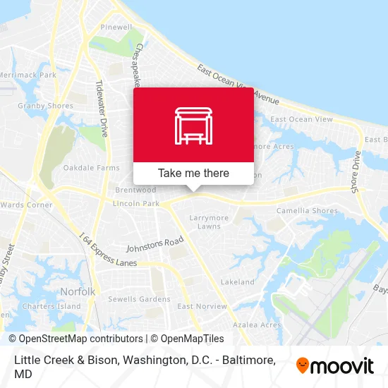 Little Creek & Bison map