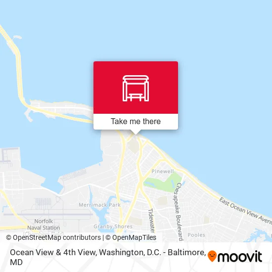 Ocean View & 4th View map