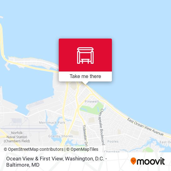 Ocean View & First View map