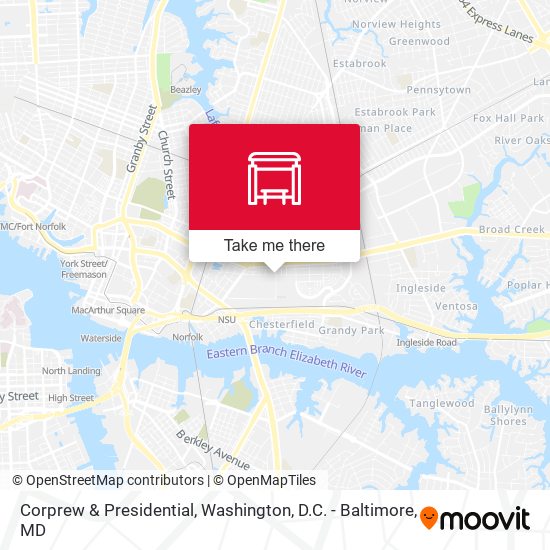 Corprew & Presidential map